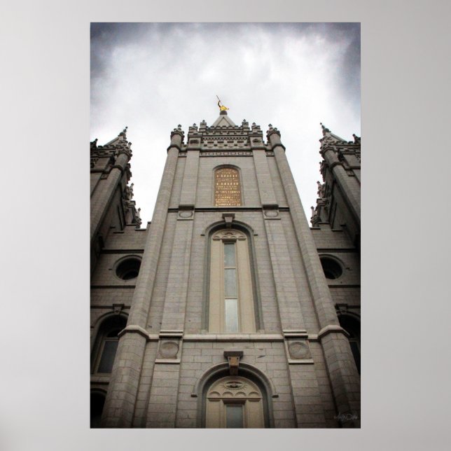 Affiche grand format du temple LDS Salt Lake City, (Devant)