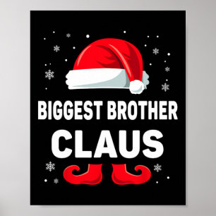 Affiche Grand Frère Claus Noël Correspondant Famille Gr