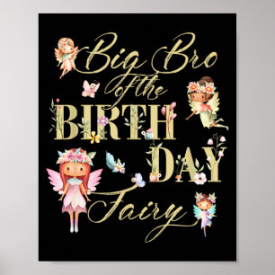 Affiche Grand frère de la petite fille magique de la fée d