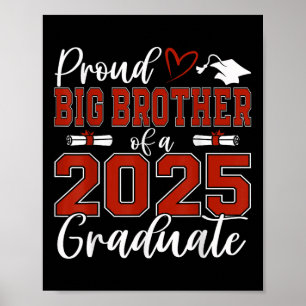 Affiche Grand Frère Fier D'un Diplômé De La Promotion 2025