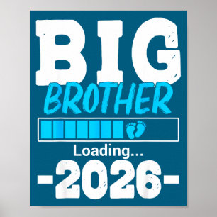 Affiche Grand Frère Mignon Chargement 2026 Enfants