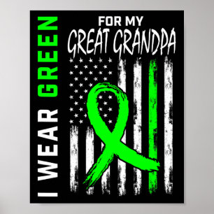 Affiche Grand Grand-papi Maladie du rein Cérébral Palsy Aw