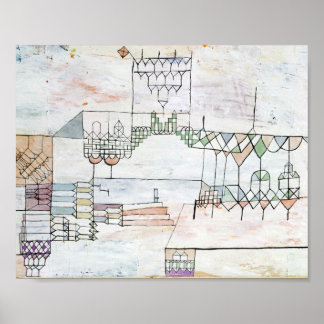 Affiche Grand Hall pour chanteurs : Paul Klee 1930