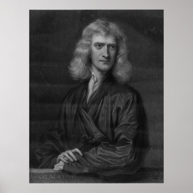 Affiche Grand Isaac Newton Imprimer en haute résolution (Devant)