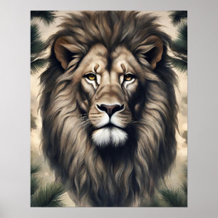 AFFICHE GRAND LION ART