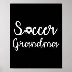 Affiche Grand-mère de football