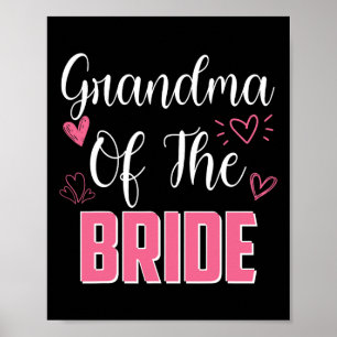 Affiche Grand-Mère De La Femme De Mariage De Famille Marié