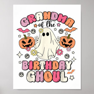 Affiche Grand-Mère De L'Anniversaire Ghoul Super Halloween