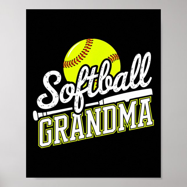 Affiche Grand-mère de softball _5 (Devant)