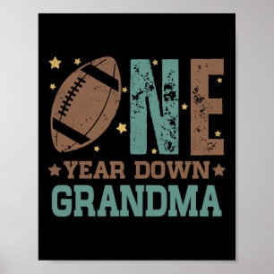Affiche Grand-mère du footballeur de 1 an 1re année Down B