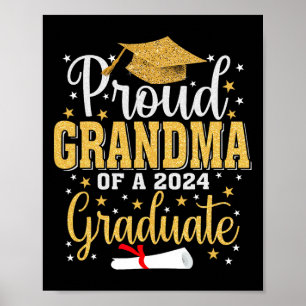 Affiche Grand-Mère D'Un Diplômé De 2024 Pour Diplôme Famil
