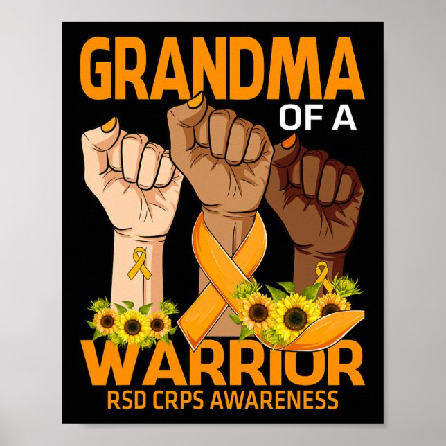 Affiche Grand-Mère D'Un Guerrier Rsd Crps Sensibilisation  (Devant)