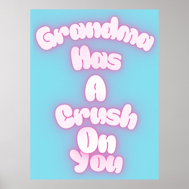 Affiche Grand-mère est amoureuse de toi (Devant)