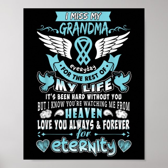 Affiche Grand-mère est mon Ange Gardien Manquant Memorial  (Devant)