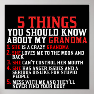 Affiche Grand-mère et petits-enfants