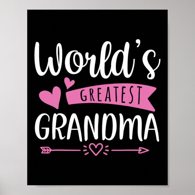 Affiche Grand-mère Fête des mères Plus grand desig de gran (Devant)