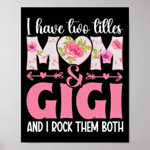Affiche Grand-Mère J'Ai Deux Titres Maman Et Gigi