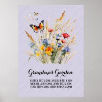 Grand-mère jardin sincère petits-enfants