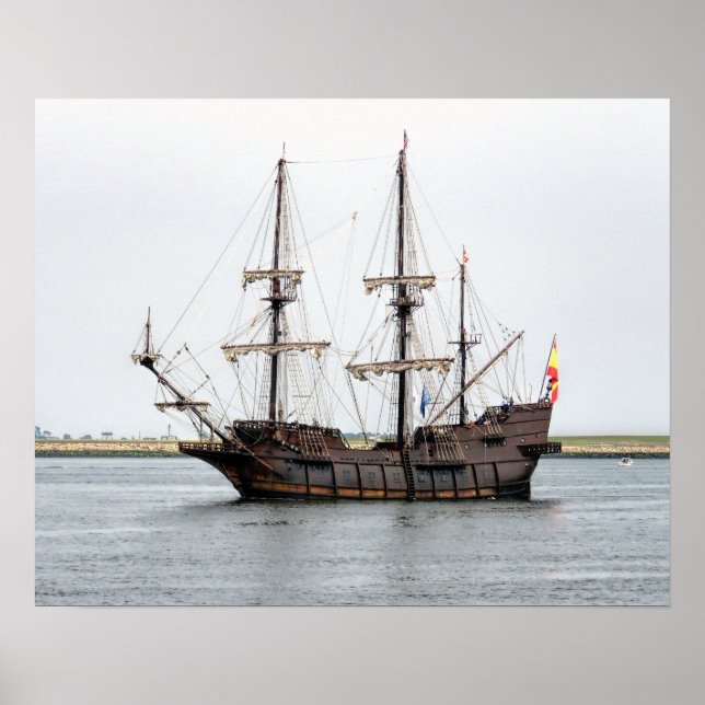 Affiche Grand navire El Galeon (Devant)