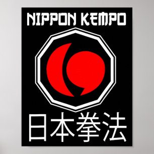 Affiche Grand Nippon Kempo Design Japon Shorinji Karate