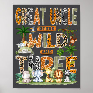 Affiche Grand Oncle de la faune & Trois 3e anniversair