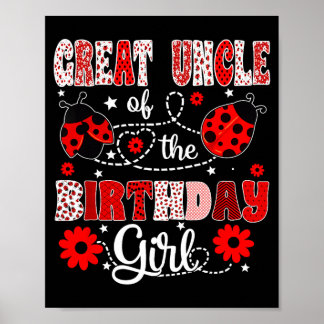 Affiche Grand-oncle de la filleuse de l'anniversaire - coc
