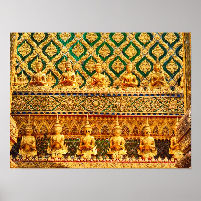 Affiche Grand Palace In Bangkok, Thaïlande (Devant)