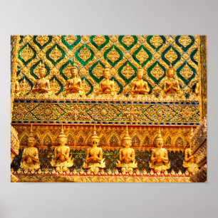 Affiche Grand Palais à Bangkok, Thaïlande