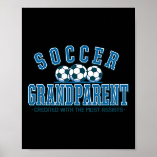 Affiche Grand-parent de foot-ball crédité du plus d'ists