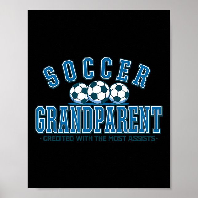 Affiche Grand-parent de foot-ball crédité du plus d'ists  (Devant)