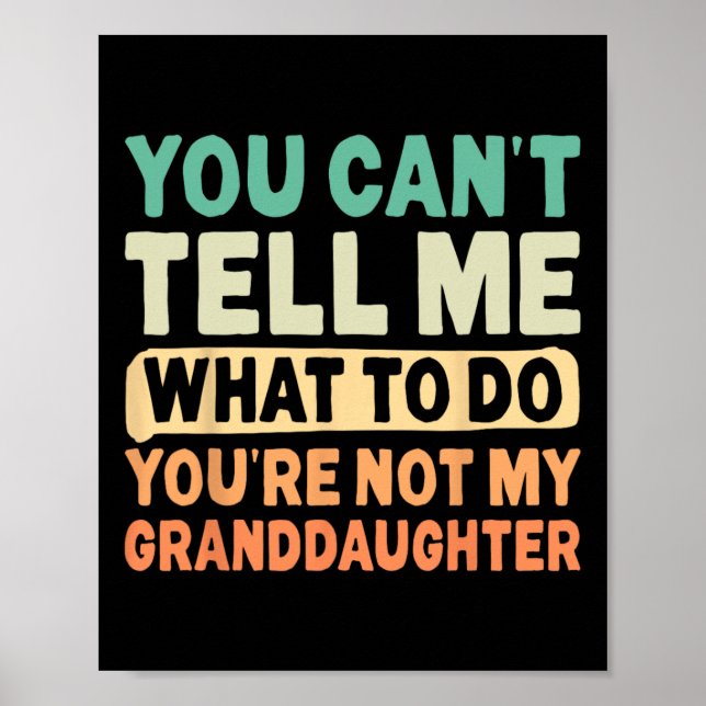Affiche Grand-Père Art Gramps Hommes Poppy Papi (Devant)