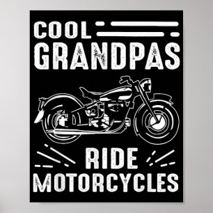 Affiche Grand Père Biker