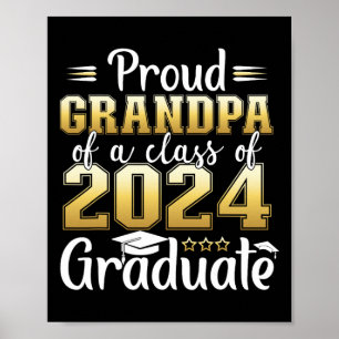 Affiche Grand-Père D'Un Cl De 2024 Diplômés De Troisième C