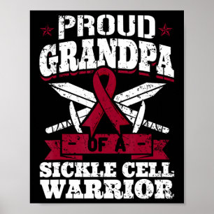 Affiche Grand-Père Fière D'Un Guerrier De Cellule De Fauci