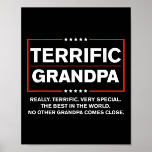 Affiche Grand-père formidable - Drôle campagne Donald Trum