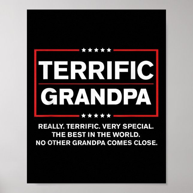 Affiche Grand-père formidable - Drôle campagne Donald Trum (Devant)