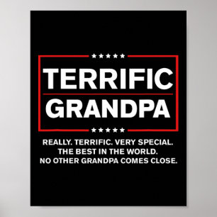 Affiche Grand-père formidable - Drôle campagne Donald Trum
