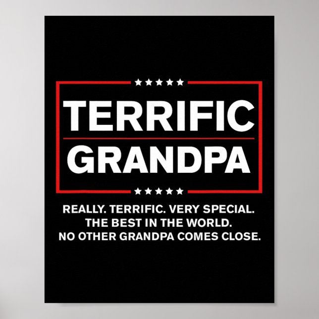 Affiche Grand-père formidable - Drôle campagne Donald Trum (Devant)