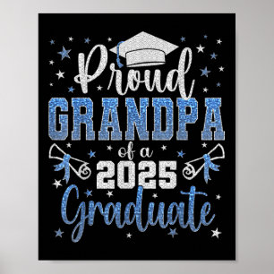 Affiche Grand-Père Super Fière De 2025 Diplômé Fa