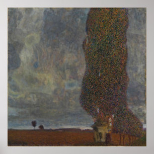 Affiche Grand peuplier II — Gustav Klimt (1903)