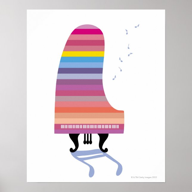 Affiche Grand piano du Colorful (Devant)