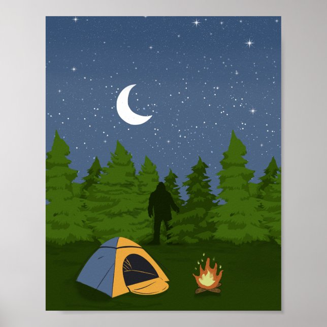 Affiche Grand Pied Camping  (Devant)