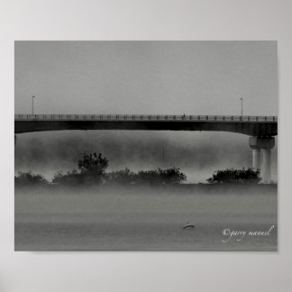 Affiche Grand pont de Batchellerville de Sacandaga dans le