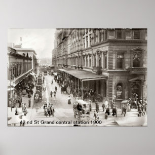 Affiche Grand poste central Imprimer