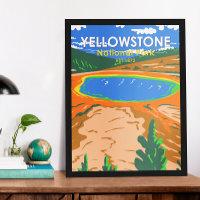 Grand Prismatic Spring du Parc national de Yellows