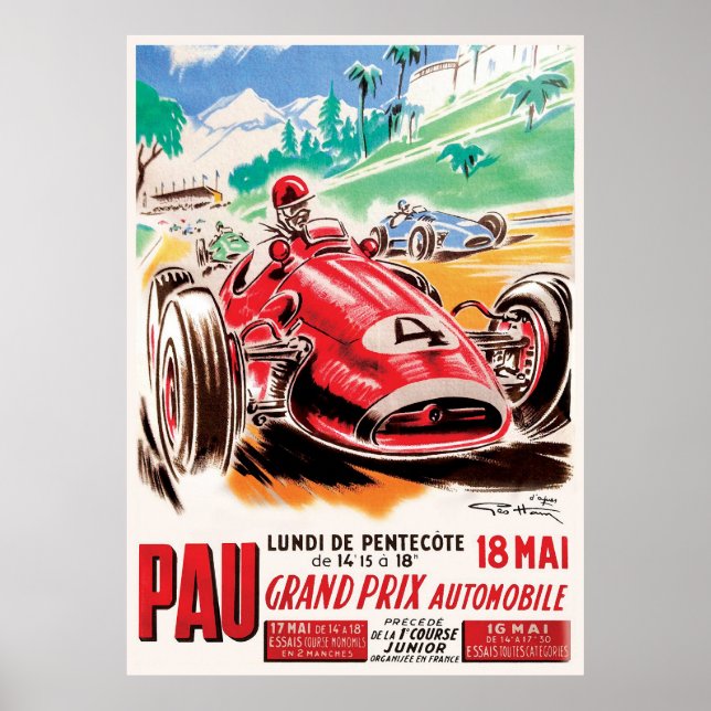 Affiche Grand Prix de l'UPA 1959 (Devant)