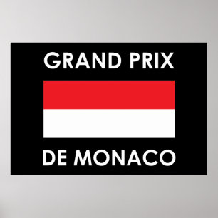 Affiche Grand Prix De Monaco