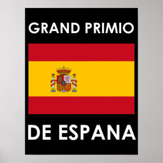 Affiche Grand Prix d'Espagne