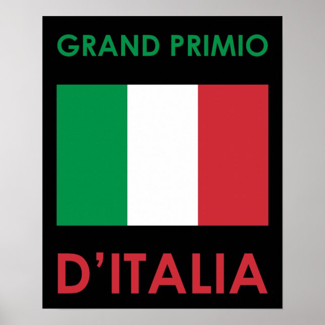 Affiche Grand Prix d'Italie (Devant)