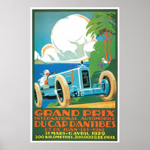 Affiche Grand prix Du Cap Dantibes